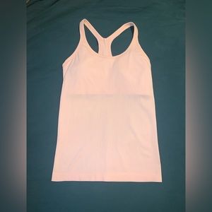 Lululemon Light Pink Racerback Tank Top